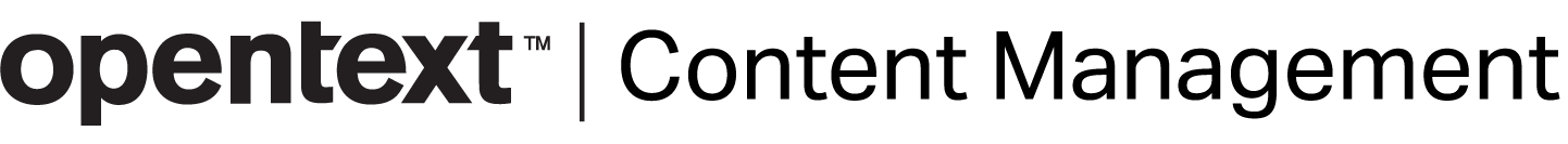 OpenText Content Management Logo
