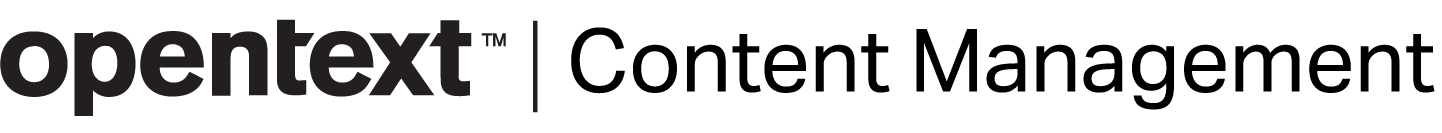 OpenText Content Management Logo