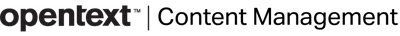OpenText Content Management Logo