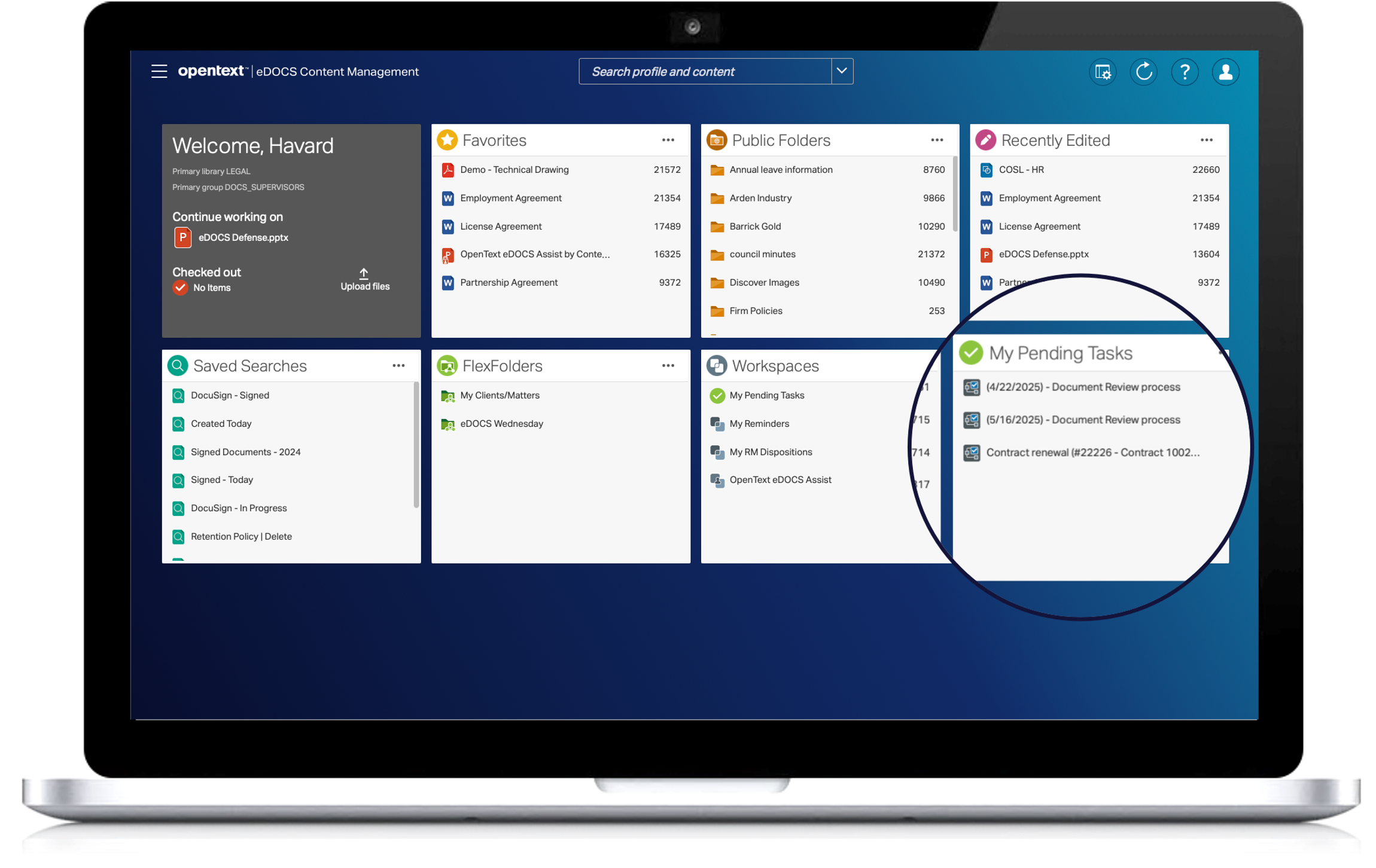 eDOCS Assist web